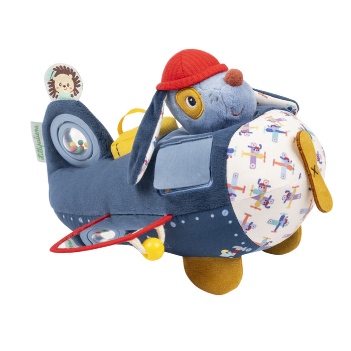 Lilliputiens - Jules de Hond Baby Vliegtuig Activiteiten Speelgoed