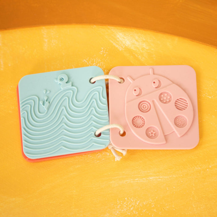 Lilliputiens - 3 sensorische boeken voor baby's - Tuin