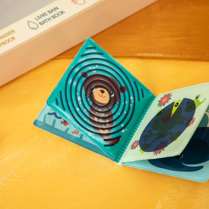 Lilliputiens - 3 sensorische boeken voor baby's - Tuin