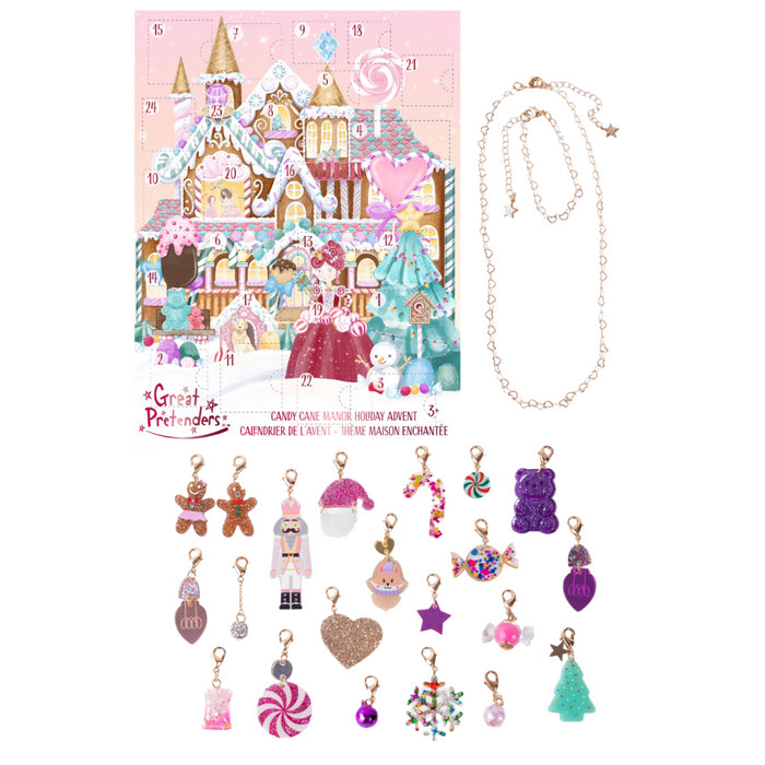 Great Pretenders - Candy Cane Manor Holiday Advent Calendar Set (24 pcs)
