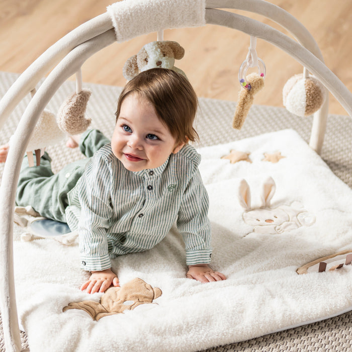 Nattou - TEDDY - Speeltapijt vierkant met bogen