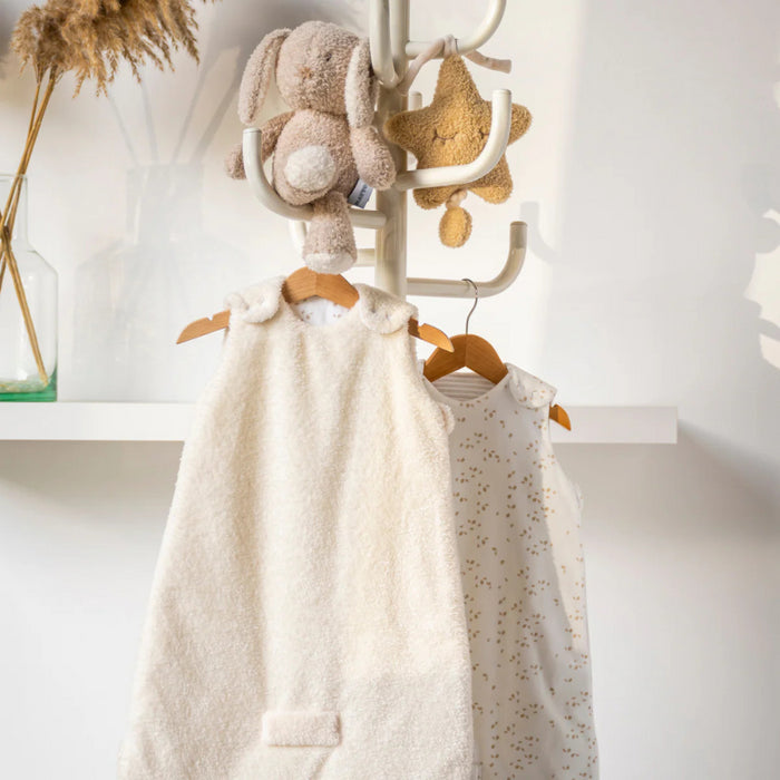Nattou - TEDDY Slaapzak Teddy Beige 70 cm - Afneembare Mouwen - TOG 2.5 - Zachte Babyslaapzak