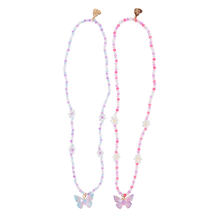 Great Pretenders - Butterflies and Daises Necklace, 2 styles assorted
