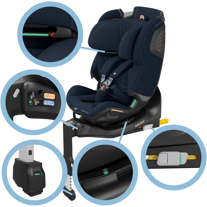 Maxi Cosi -  EMERALD 360 PRO AUTHENTIC BLUE