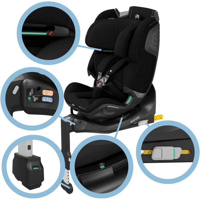 Maxi Cosi -  EMERALD 360 PRO AUTHENTIC BLACK