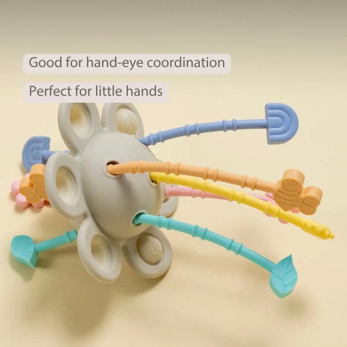 Nattou - Silicone Montessori Toy - Multicolour
