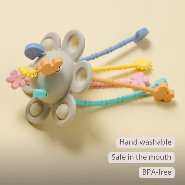 Nattou - Silicone Montessori Toy - Multicolour