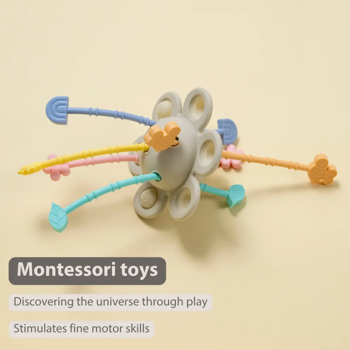 Nattou - Silicone Montessori Toy - Multicolour