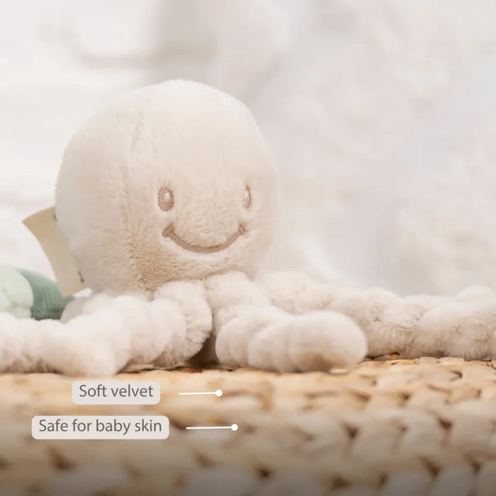 Nattou - LAPIDOU - Octopus knuffel Sand
