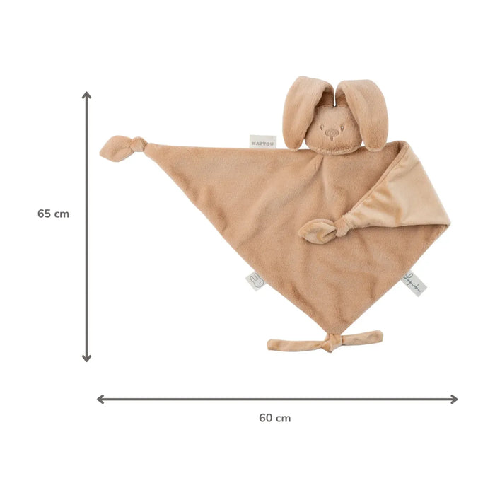 Nattou - LAPIDOU - Maxi-doudou konijn (65cm)  - Warmbeige