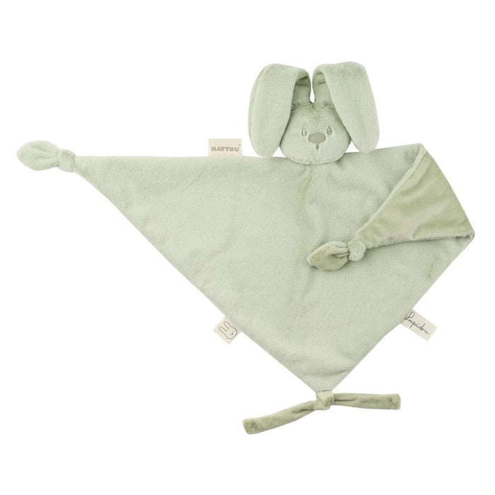 Nattou - LAPIDOU - Maxi-doudou konijn (65cm)  - Lindegroen