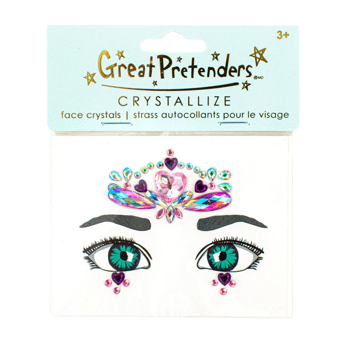 Great Pretenders - Face Crystal Sheet - Hearts (3 pcs)