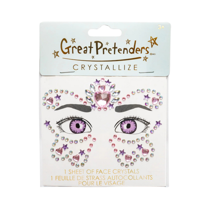 Great Pretenders - Face Crystals Sheet - Butterfly Princess (3 pcs)