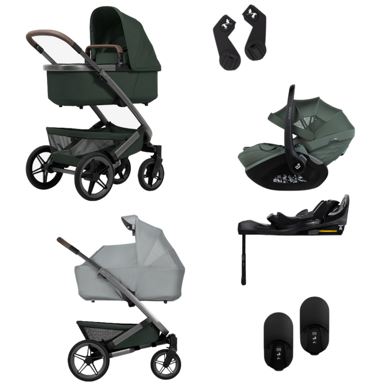 Joolz Geo5 Car Seat Bundle | Forest green