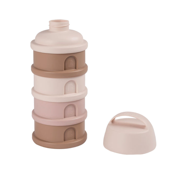 Beaba - Stapelbare doseerdozen 4 compartimenten Cotton Candy