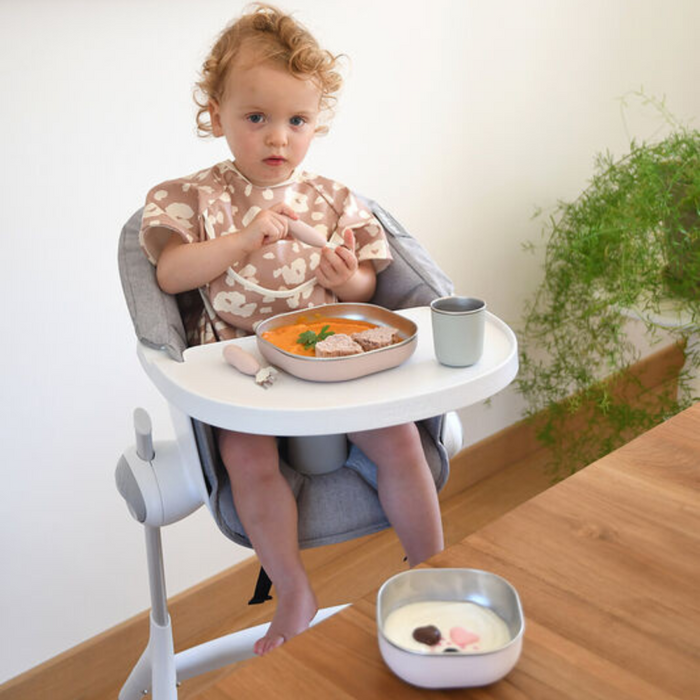 Beaba - Eetset roestvrij staal - Cotton Candy