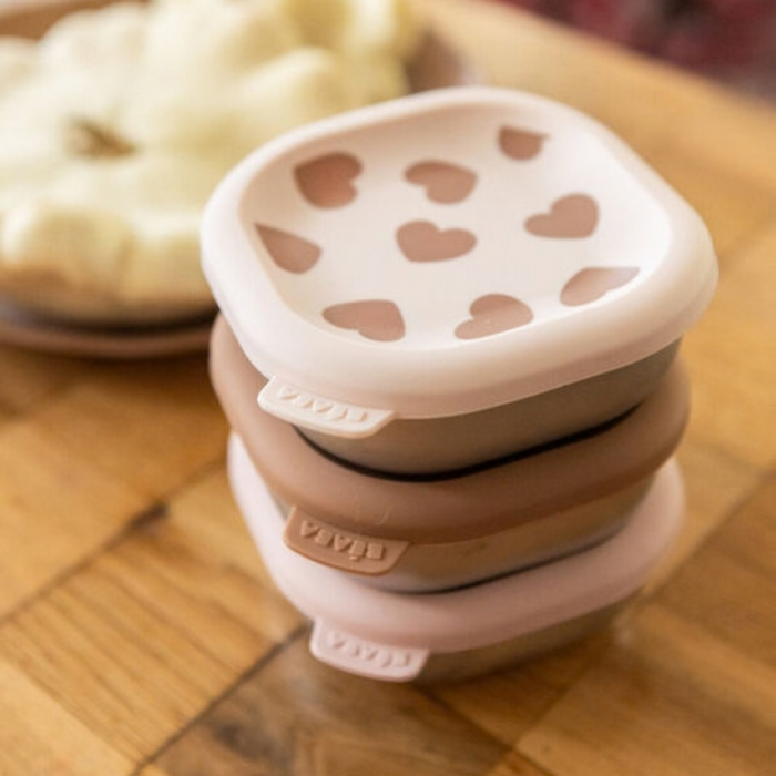 Beaba - RVS snack doosjes multi-use x3 - BigLove