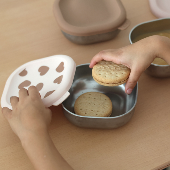Beaba - RVS snack doosjes multi-use x3 - BigLove