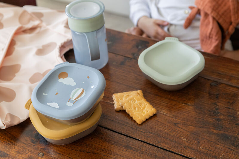 Beaba - RVS snack doosjes multi-use x3 - Adventure