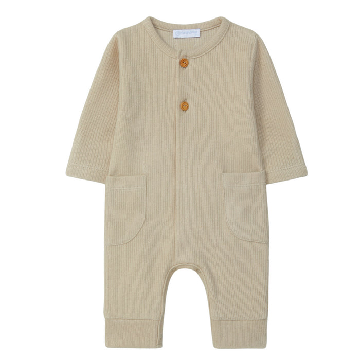 Laranjinha - Organic cotton jumpsuit with pockets