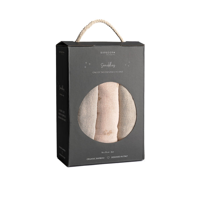 Bamboom - Swaddle Muslin 3 pack 70x70cm Branches