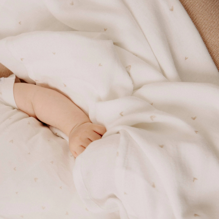 Bamboom - Swaddle XL 2pack - 120x120cm MINI HEARTS
