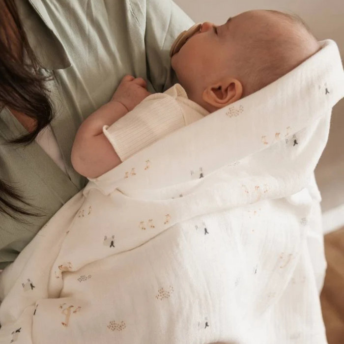 Bamboom - Swaddle XL single - 120x120cm FARM BUDDIES
