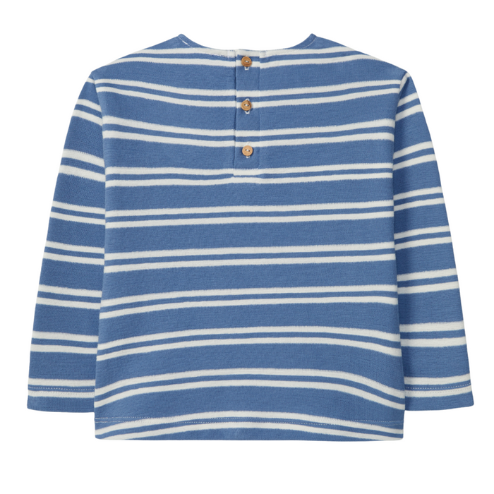 Laranjinha - Longsleeve gestreept - Blauw