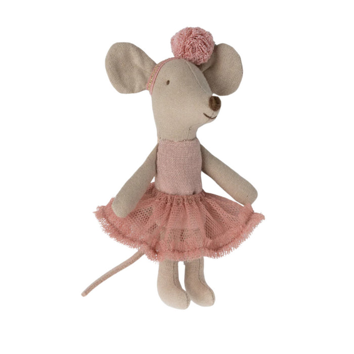 Maileg - Ballerina mouse, Little sister - Rose