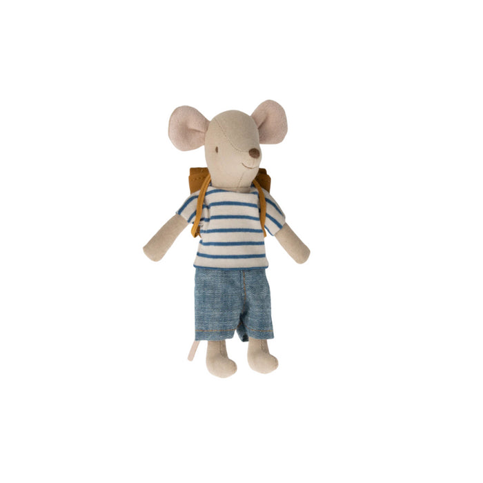 Maileg - Tricycle mouse, Big brother with bag