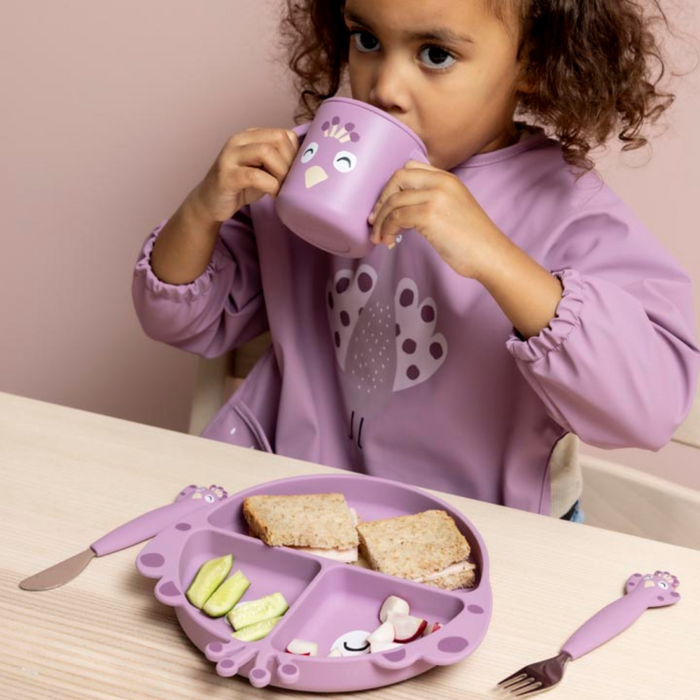 Trixie - 96-330 | Waterproof long sleeve bib - Mrs. Peacock