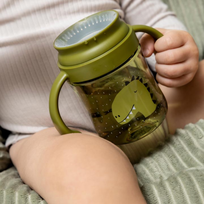 Trixie - 360° drinkbeker met handvatten - Mr. Dino