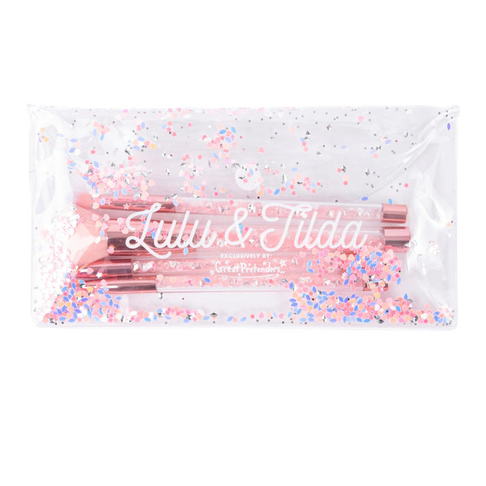 Great Pretenders - Glam Girl Glitter Brush & Bag Set (5 pcs)