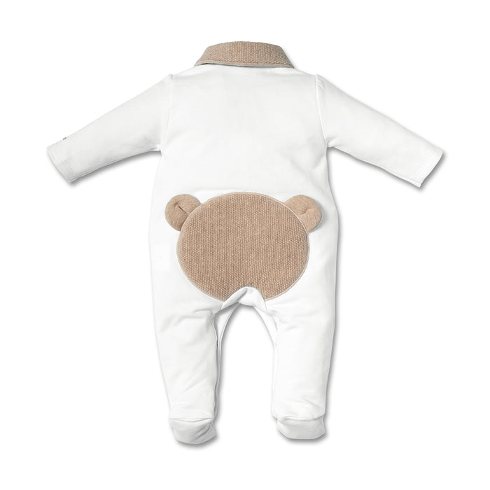 First - rompersuit FIRST TEDDY ESSENTIALS BEIGE