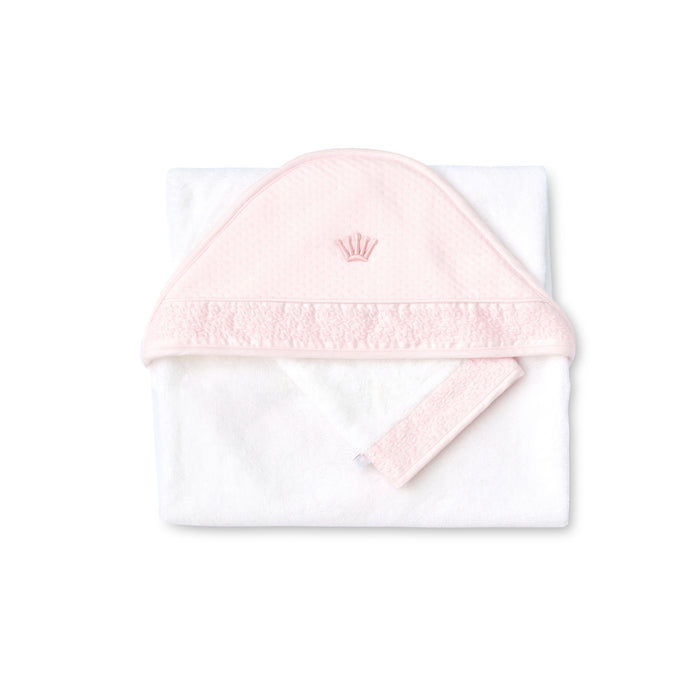 First - bath cape   ARNE CRYSTAL PINK