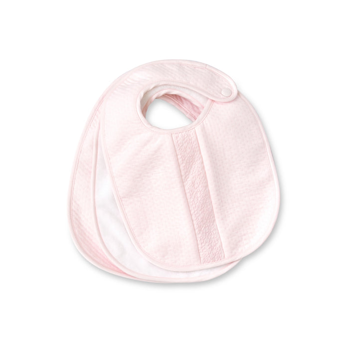 First - bib set of 3   CRYSTAL PINK