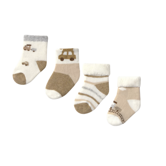 Mayoral - 4pc set socks Toffee