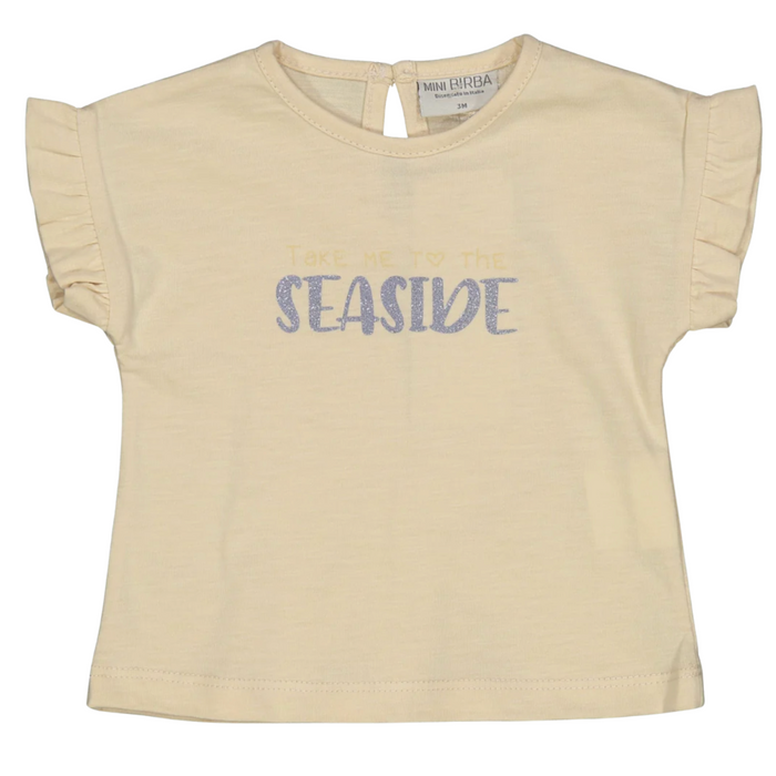 Birba - T-shirt met glitter opschrift