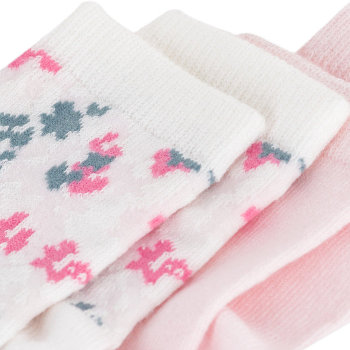 Petit Bateau - Set van 2 p. babysokken met bloemetjesprint