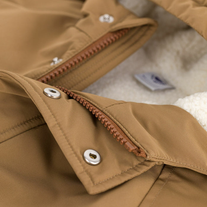 Petit Bateau - Halflange effen parka voor kinderen