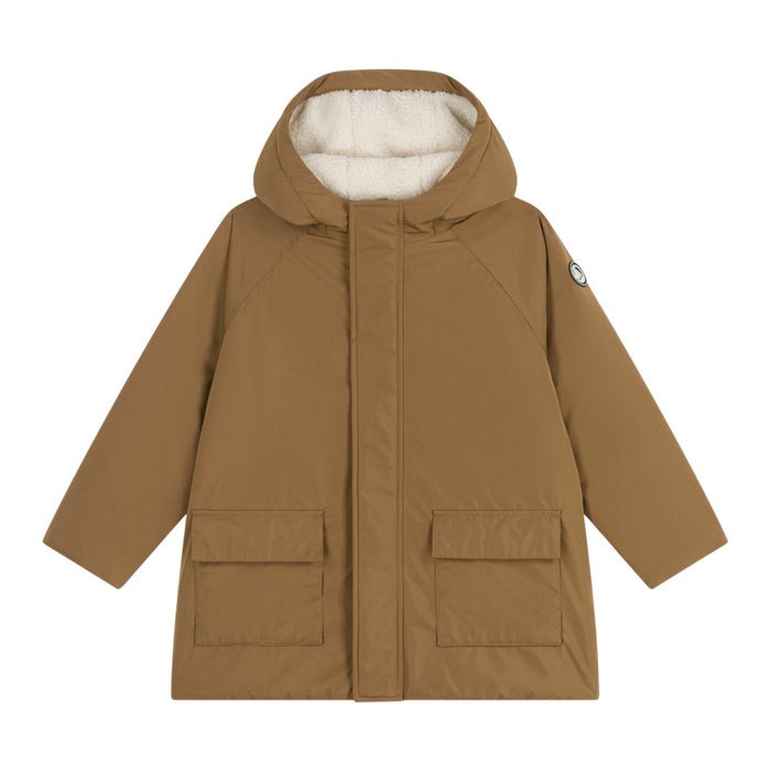 Petit Bateau - Halflange effen parka voor kinderen