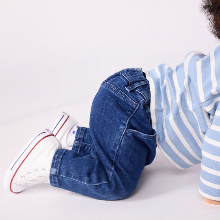 Petit Bateau - Denim babybroek