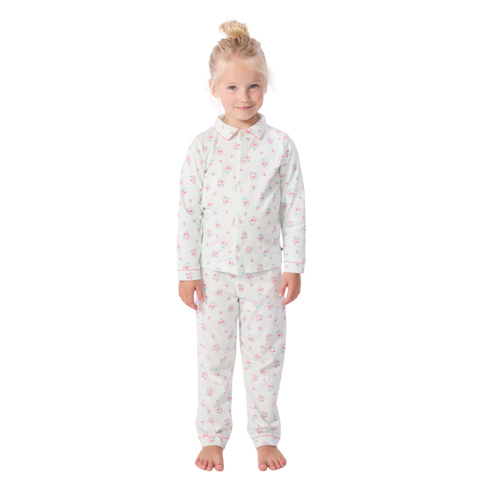 Petit Bateau - Katoenen geknoopte pyjama met print voor kinderen