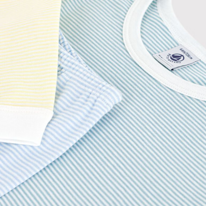 Petit Bateau - 2-delige katoenen pyjama met strepen