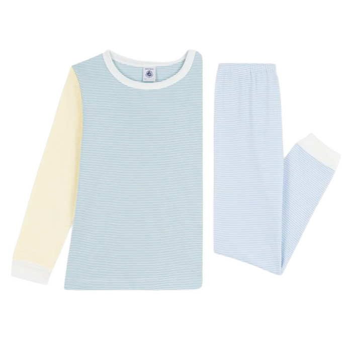 Petit Bateau - 2-delige katoenen pyjama met strepen
