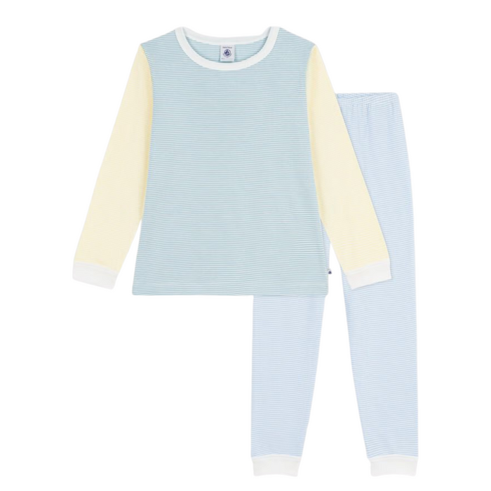 Petit Bateau - 2-delige katoenen pyjama met strepen