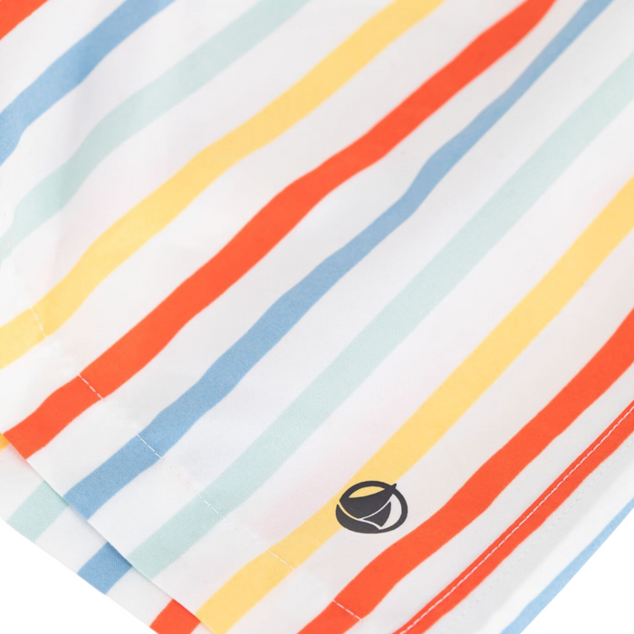 Petit Bateau - Gestreepte zwemshort voor kinderen