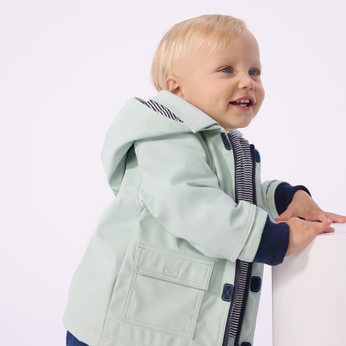 Petit Bateau - Iconische oliejas - Pastelgroen