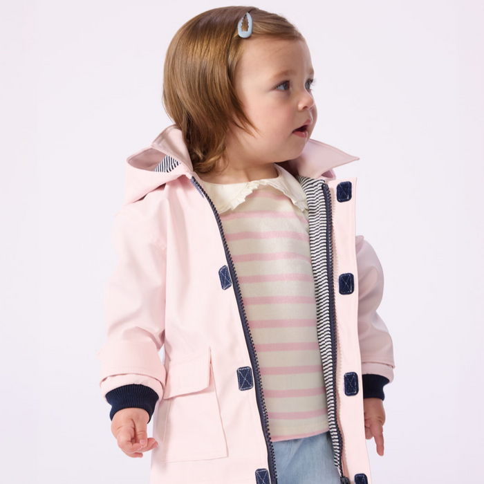 Petit Bateau - Iconische oliejas - Zachtroze