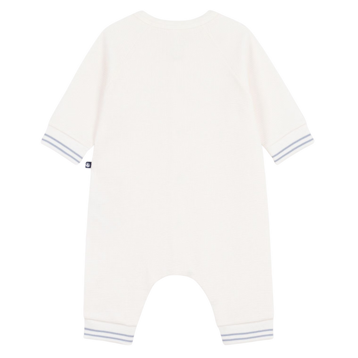 Petit Bateau - Effen katoenen babypakje zonder voetjes